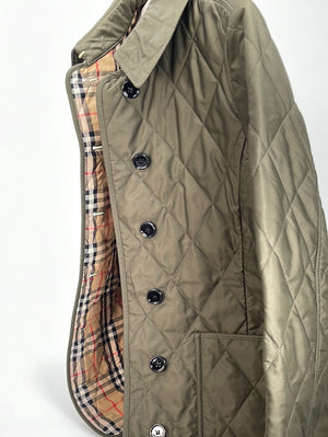 (New Condition With Tags) Burberry Dark Green Thermoregulated Jacket 291 030223