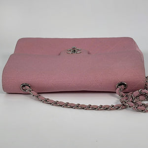 Chanel Quilted Double Flap Chain Shoulder Bag in Pink