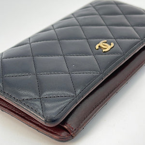 Preloved Chanel Black Bifold Quilted Leather Long Wallet 16650950 040123 ** LIVE SALE ***