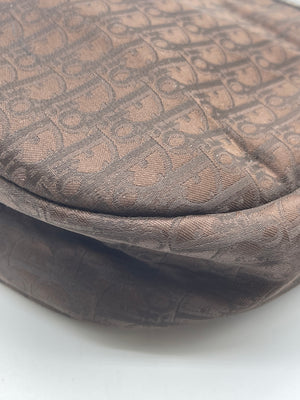 Preloved Christian Dior Brown Monogram Canvas Shoulder Bag 688DM6D 102122