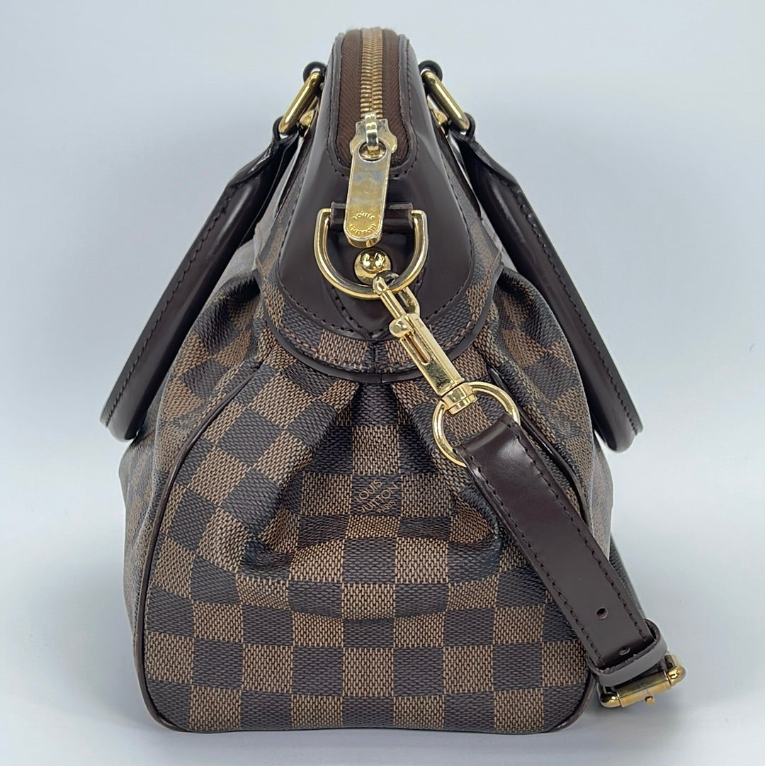 Louis Vuitton Damier Ebene Trevi PM Shoulder Bag (SHF-11452) – LuxeDH