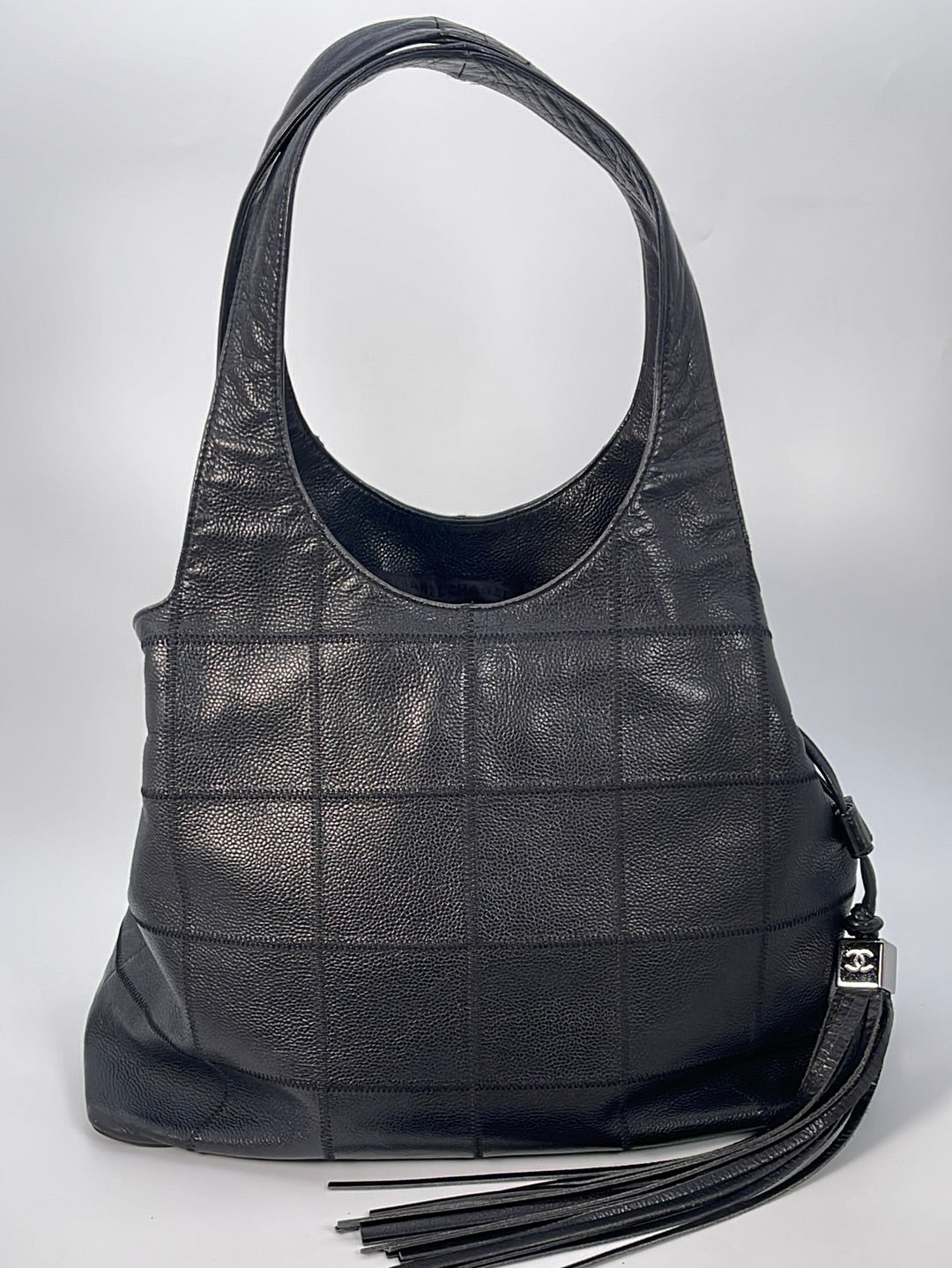 CHANEL, Bags, Chanel Camellia Embossed Suede Leather Hobo Bag