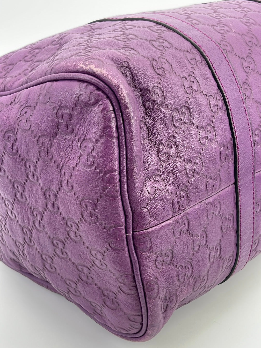 Gucci, Bags, Authentic Gucci Boston Bag Dark Purple