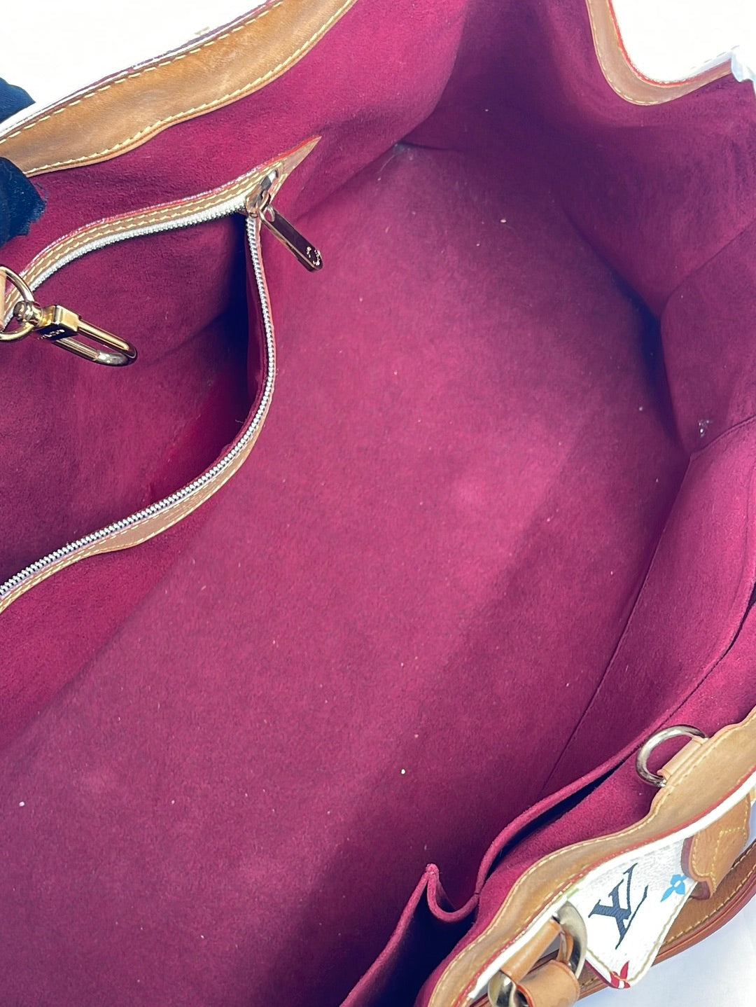 Louis Vuitton Aurelia Gm Multicolor Bronze Shoulder Bag Tote Pvc