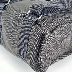 HERMES Canvas Herline Backpack Grey 1270211