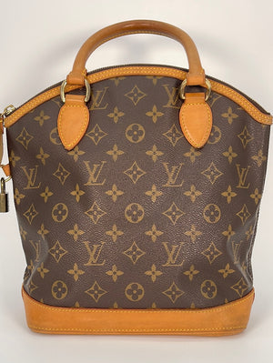 Vintage Louis Vuitton Monogram Canvas Lockit PM Vertical Bag