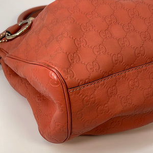 Preloved Gucci Coral GG Leather Sukey Shoulder Bag  211944204046 011723