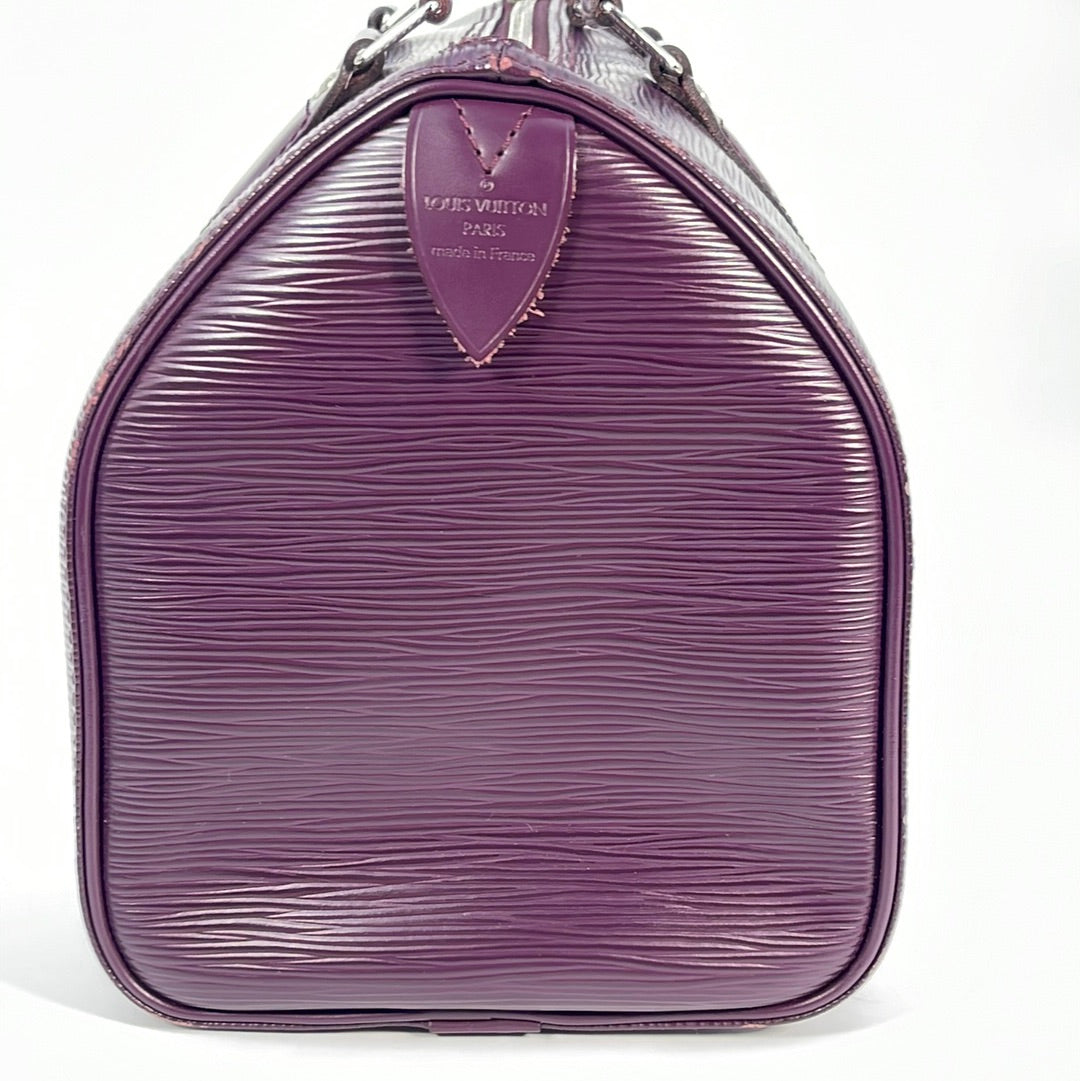 Vintage Louis Vuitton Purple Epi Speedy 30 Bag SP3048 011123