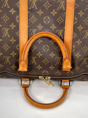 PRELOVED Louis Vuitton Keepall  50 Monogram Duffel Bag VI882 030123