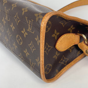 Popincourt cloth crossbody bag Louis Vuitton Brown in Cloth - 35371647
