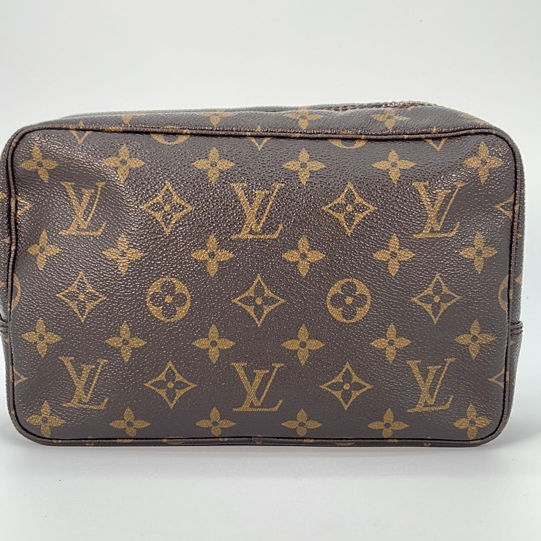 Vintage Louis Vuitton Monogram Canvas Trousse Toiletry 23 Cosmetic Bag 874TH 032323
