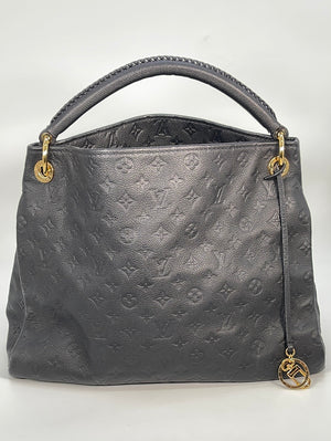 PRELOVED Louis Vuitton Artsy Black Monogram Empreinte Leather MM Handb –  KimmieBBags LLC