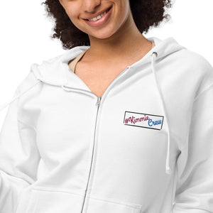 KIMMIEBBAGS Unisex fleece zip up hoodie
