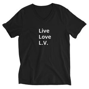 Live Love L.V. Short Sleeve V-Neck T-Shirt Kimmiebbags