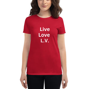 Live Love L.V. short sleeve t-shirt Kimmiebbags